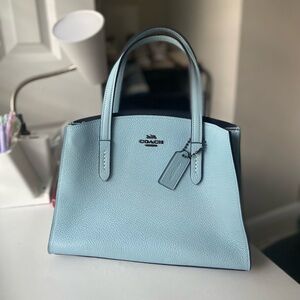 Blue Coach handbag *